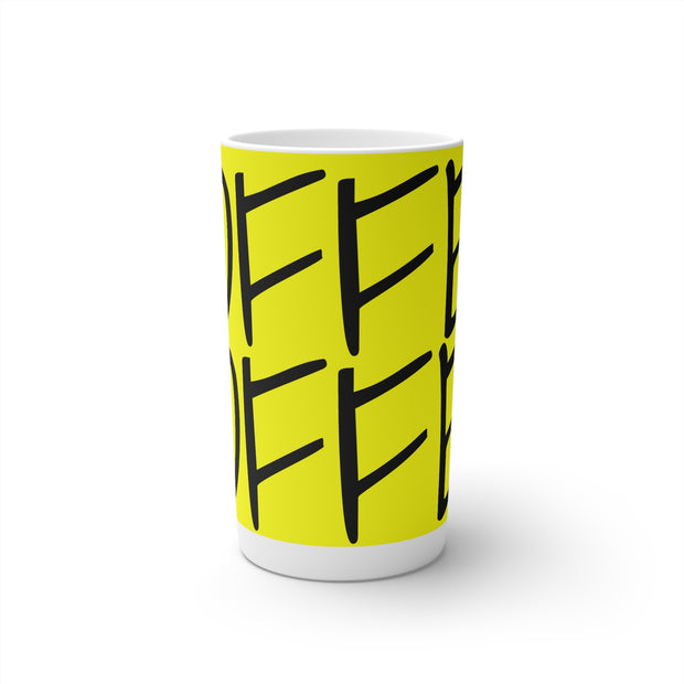 Yellow Coffee Conical Coffee Mugs (3oz, 8oz, 12oz)