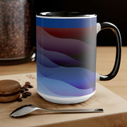 Dark Cloud Two-Tone Coffee Mugs, 15oz