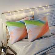 Watercolor and Acrylic smear Pillow Sham
