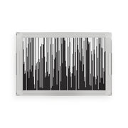 Vertical Variable Stripes Acrylic Serving Tray