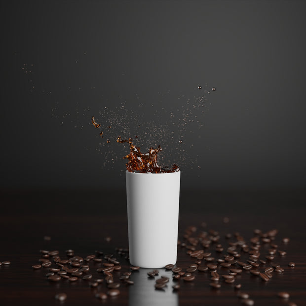 Milky Conical Coffee Mugs (3oz, 8oz, 12oz)