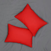 My Red Spun Polyester Lumbar Pillow