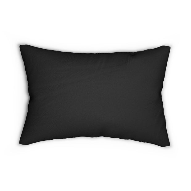 Seamless abstract striped Spun Polyester Lumbar Pillow