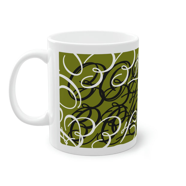 Green Art Standard Mug, 11oz