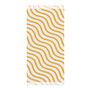 Yellow Wave Boho Beach Cloth