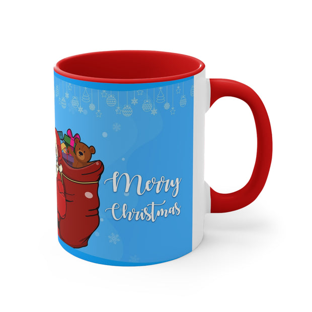 Santa Claus Marry Christmas Wish Coffee Mug, 11oz
