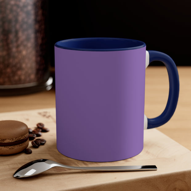 Light Purple Accent Coffee Mug, 11oz