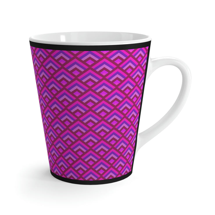 Pink Pyramids Latte Mug