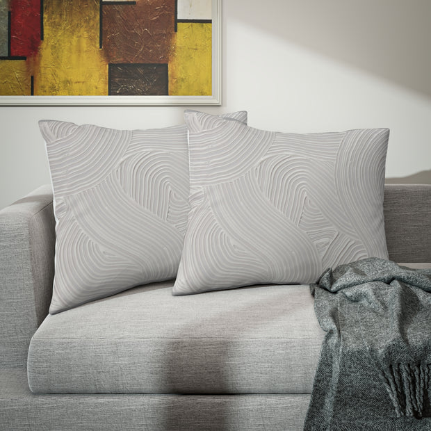 Abstract white Pillow Sham