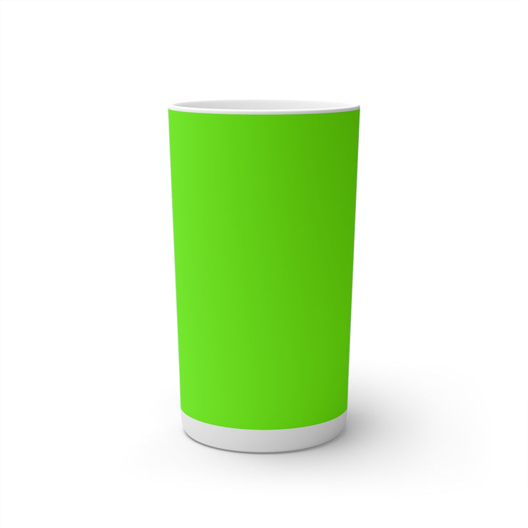 Bright Green Conical Coffee Mugs (3oz, 8oz, 12oz)