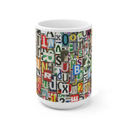 Designed background Ceramic Mug 15oz
