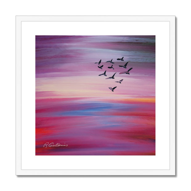 Birds In The Sky Framed & Mounted Print