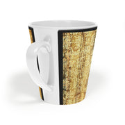 Shabby Striped Latte Mug, 12oz