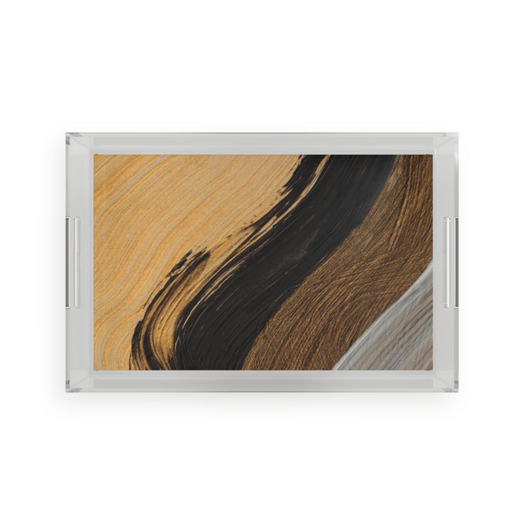 Art Modern Abstract Acrylic Serving Tray