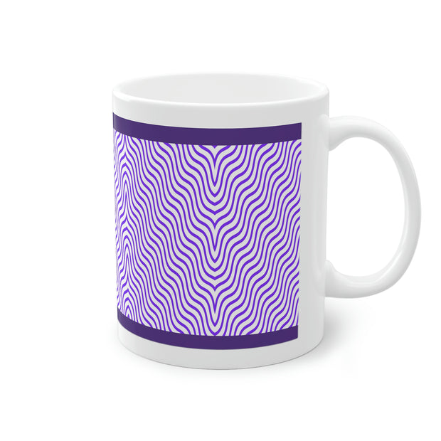 Violet Ripple Standard Mug, 11oz