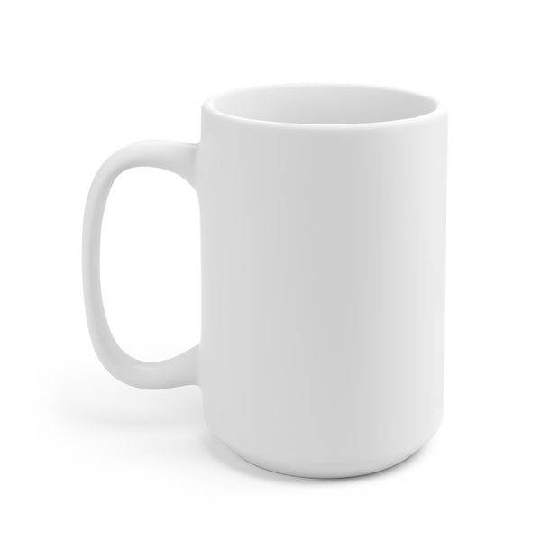 White Ceramic Mug 15oz