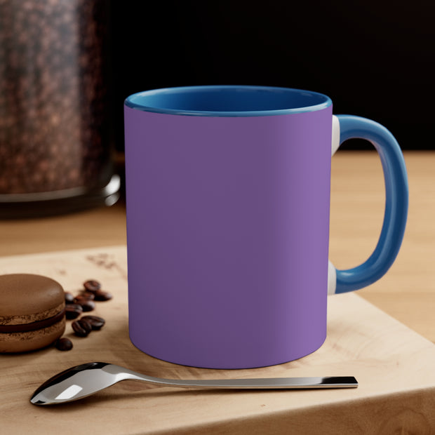 Light Purple Accent Coffee Mug, 11oz