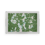 Colored Green Acrylic Serving Tray
