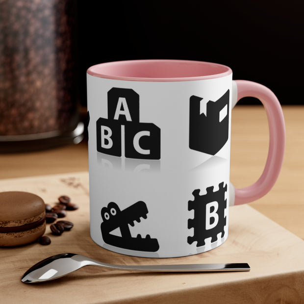 Preschool Icons Accent Coffee Mug, 11oz
