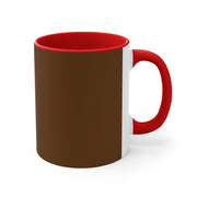Chocolate-Brown Accent Coffee Mug, 11oz