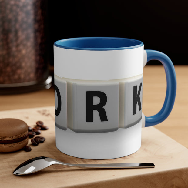 Smart Work Accent Coffee Mug, 11oz