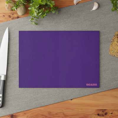 Purple Glass Cutting Board