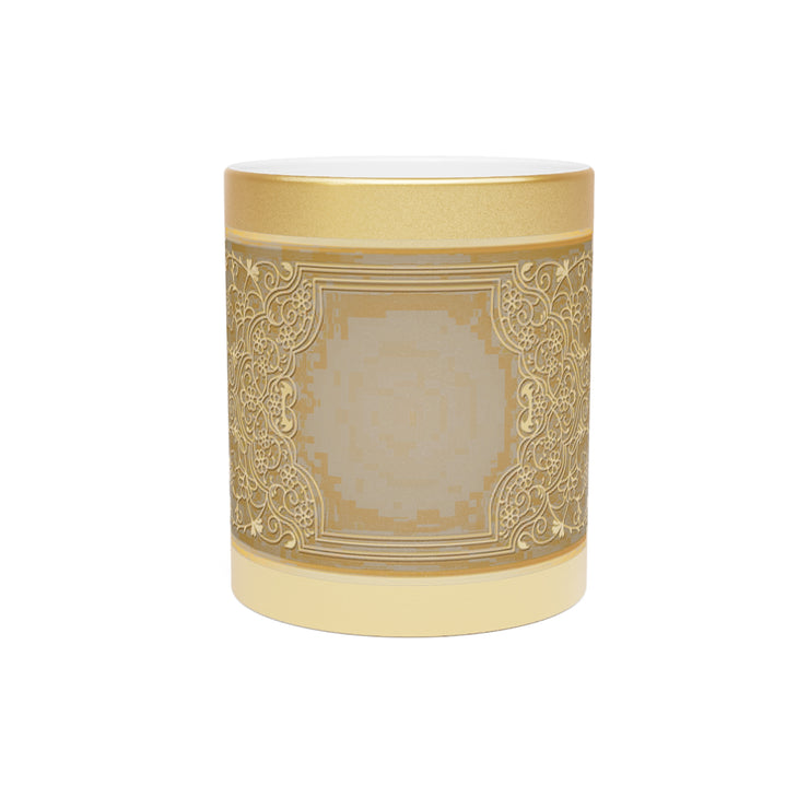 Arabian style Metallic Mug (Silver\Gold)