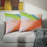 Watercolor and Acrylic smear Pillow Sham