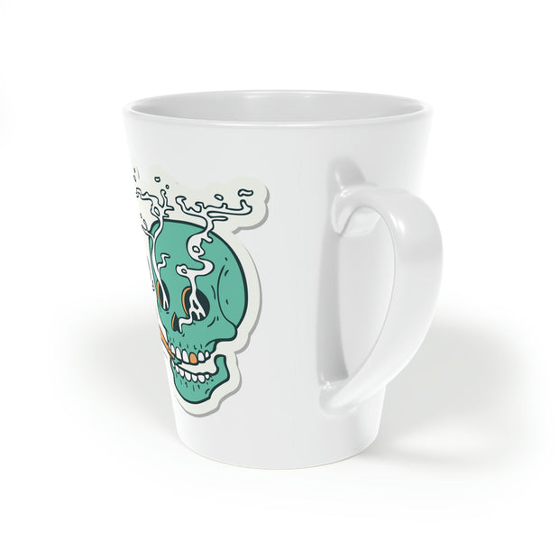 Smoky Skelton Latte Mug, 12oz