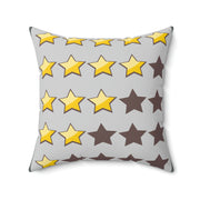 Star Formation Spun Polyester Square Pillow