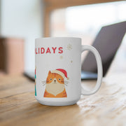 Happy Holiday Ceramic Mug 15oz
