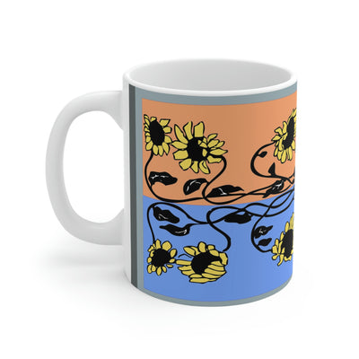 Dancing Flower Ceramic Mugs (11oz\15oz\20oz)