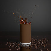 Chocolate Conical Coffee Mugs (3oz, 8oz, 12oz)