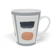 Set of abstract creative minimalist Latte Mug, 12oz