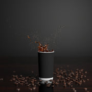 Ebony Conical Coffee Mugs (3oz, 8oz, 12oz)
