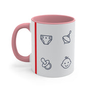 Baby Icons Accent Coffee Mug, 11oz