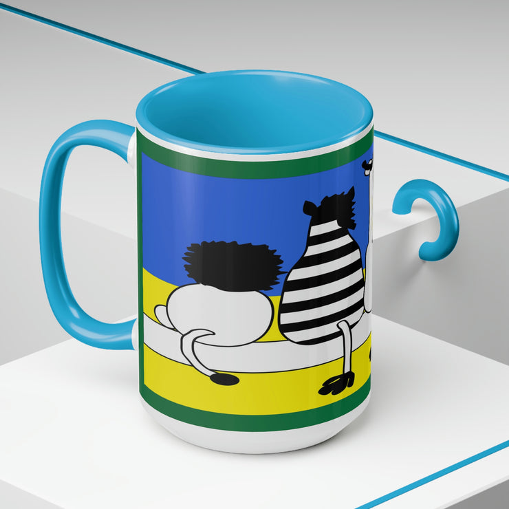 Creature Two-Tone Coffee Mugs, 15oz