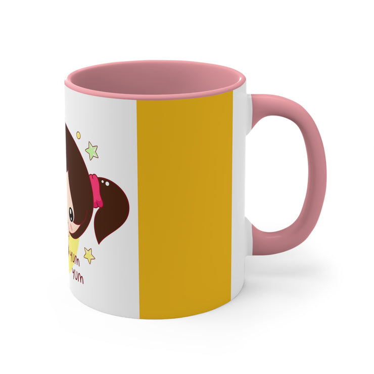 Cute Little Girl Accent Coffee Mug, 11oz