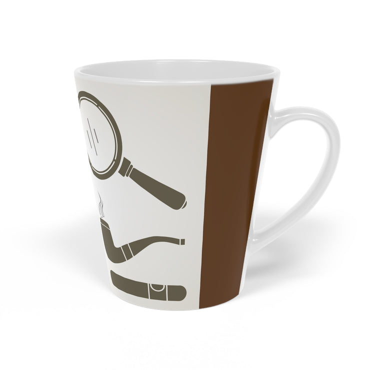 Retro detective accessories Latte Mug, 12oz