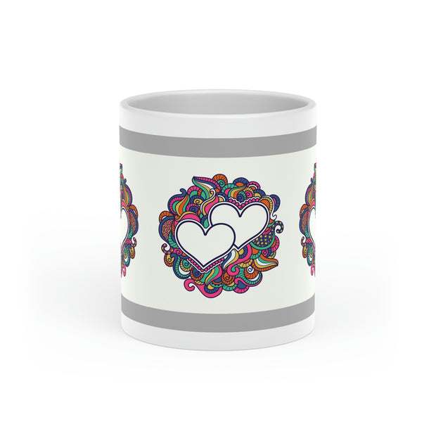 Ruby Love Heart-Shaped Mug