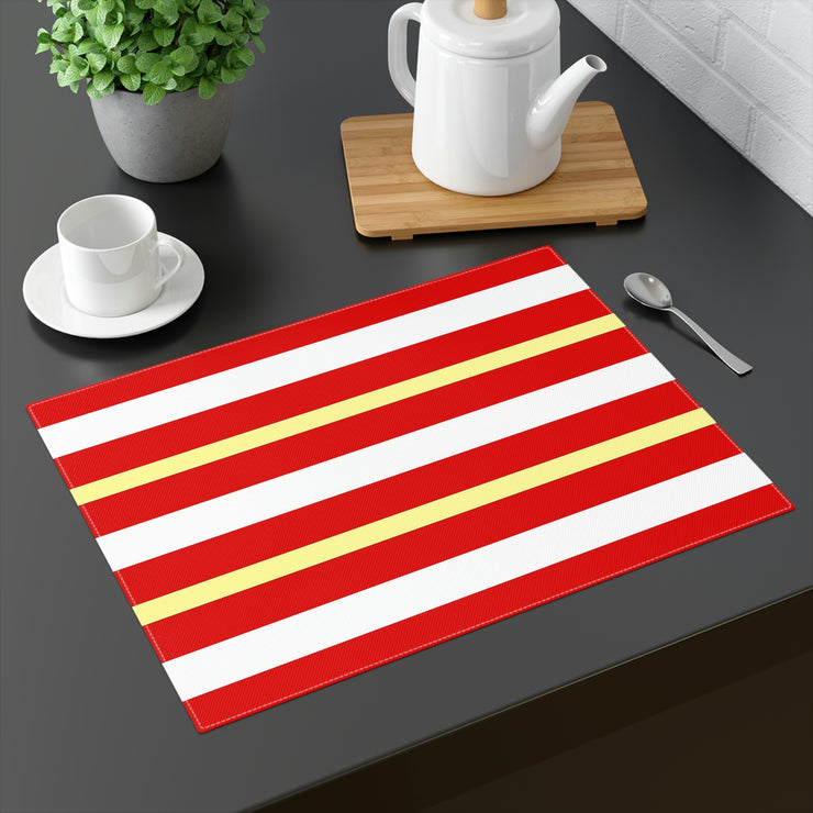 Red & White Placemat
