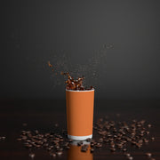Orange Conical Coffee Mugs (3oz, 8oz, 12oz)