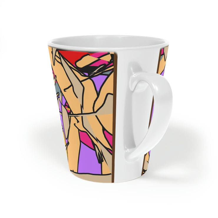 Splash Art Latte Mug, 12oz