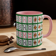 Poker Playing Cards Accent Coffee Mug, 11oz