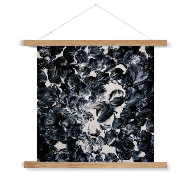 BLACK & WHITE FIELD  Fine Art Print with Hanger