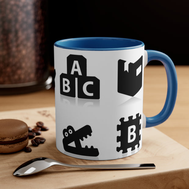 Preschool Icons Accent Coffee Mug, 11oz