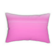 pinky Spun Polyester Lumbar Pillow