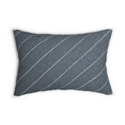 Pin Stripe Spun Polyester Lumbar Pillow
