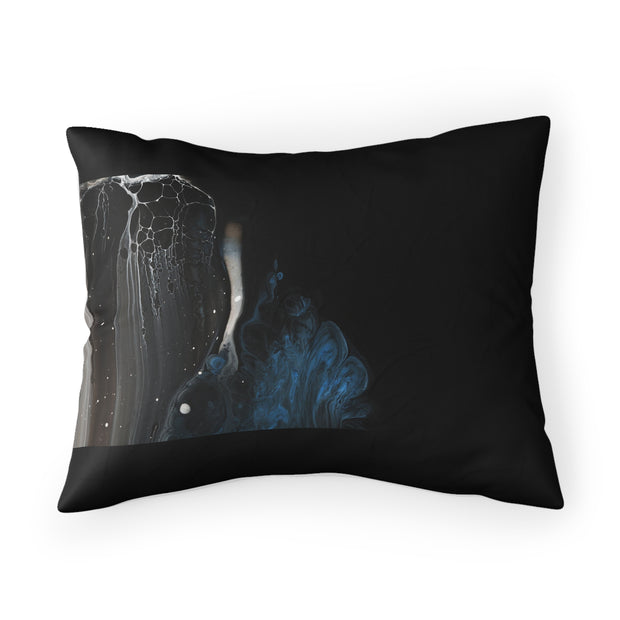 Abstract Flow Acrylic and Watercolor Pillow Sham