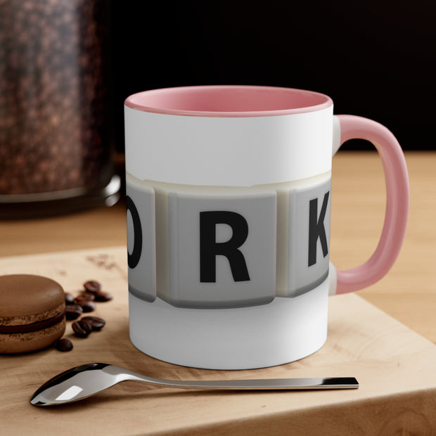 Smart Work Accent Coffee Mug, 11oz